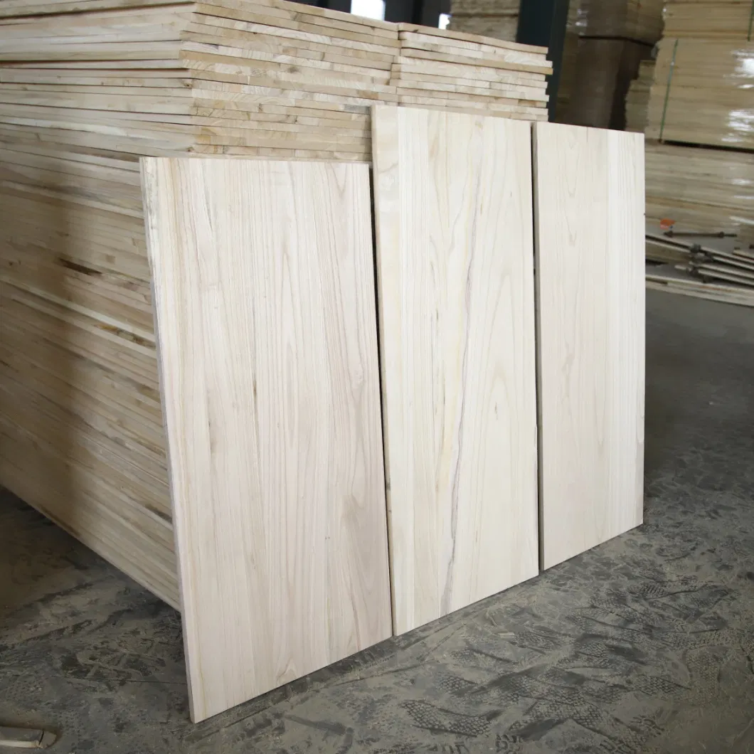 The Best Price Paulownia Wood Boards Supplier Paulownia Edge Glued Solid Board for Furniture