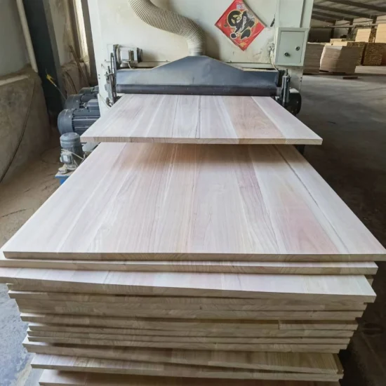 China Pao Tong Paulownia Wood Edge Glued Panel Finger Joint Board Paulownia Planks for Sale